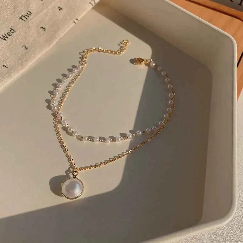 Big Heart Charm Hallowout Star Fire Ball Bracelet For Women Imitation Pearl Cute Charm Lock Closure Ins Women Bracelet Jewelry