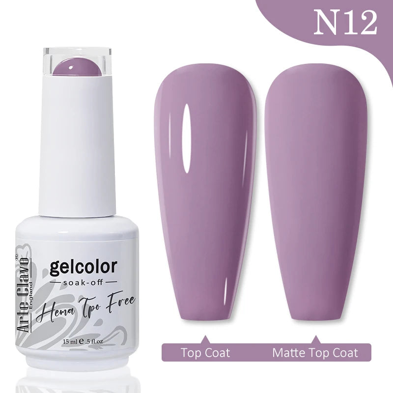 Arte Clavo TPO HEMA FREE Top Quality Discount Price 131 Colors Nail Gel Polish New Formula Nail Gel 15ml Bottle UV Gel Varnish