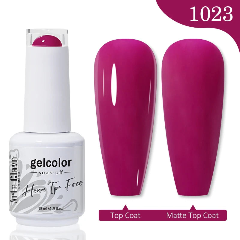 Arte Clavo TPO HEMA FREE Top Quality Discount Price 131 Colors Nail Gel Polish New Formula Nail Gel 15ml Bottle UV Gel Varnish