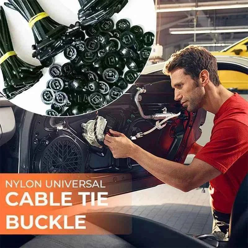 Cable Ties Buckle Auto Fastener Screw Replacement Clip Car Fenders Trunk Engine Guard Panel Wire Management Tools