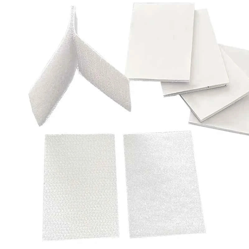 10 Pairs of Strong Anti-curling Carpet Tape Non-slip Stickers Carpet Gripper Self-adhesive Double-sided Stickers
