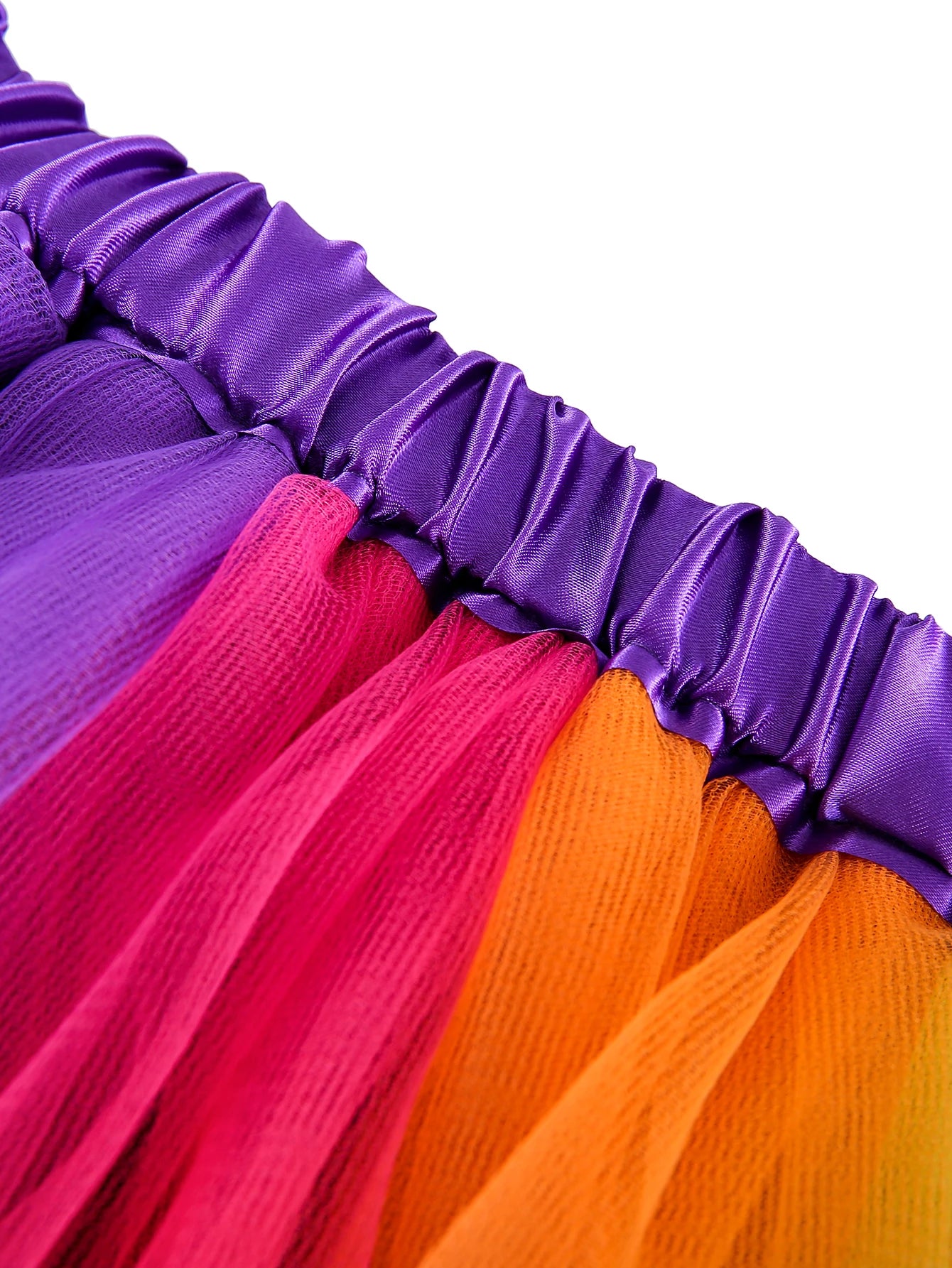 Mini skirt Party With Hairpin 2024 Tutu Skirt Baby Girl Skirts Princess Rainbow Tulle Skirts Girls Clothes Children Clothing