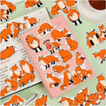 10/80Pcs Cartoon Fox Firefox Stickers Art Animal DIY Gift Toys Decal for Laptop Scrapbook Decorative Phone Luggage Waterproof