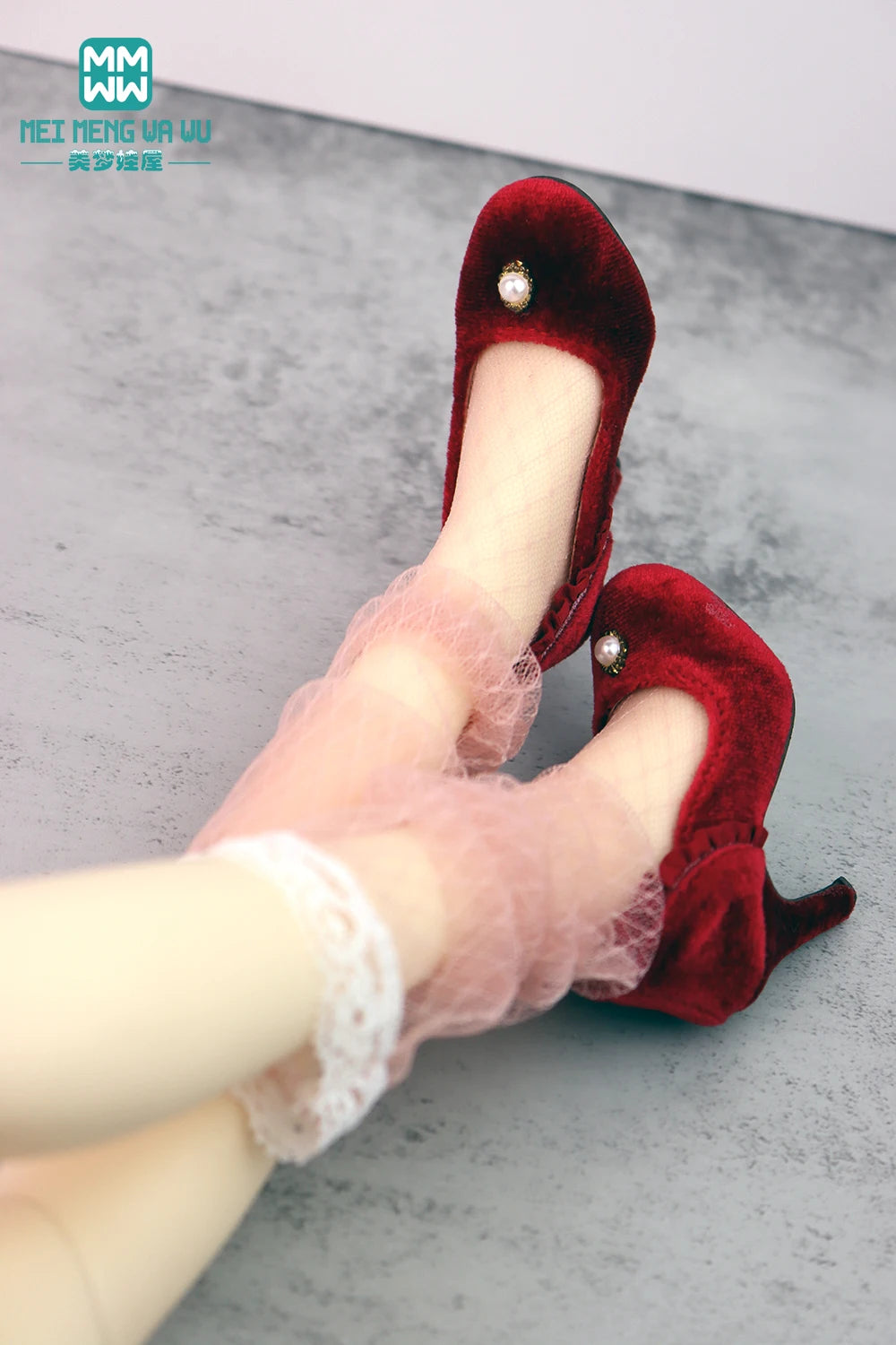 BJD Accessories for 1/3 BJD SD DD Doll Fashion Striped Socks, Reticulated Stockings, Lace Stockings