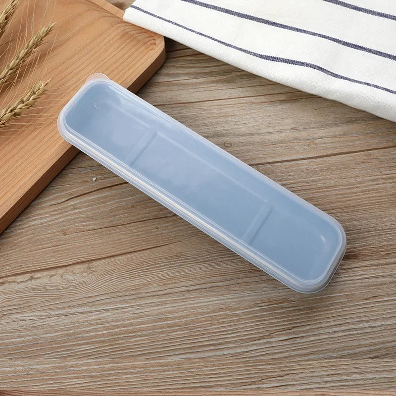 Tableware Box Portable Tableware Box Spoon Fork Storage Box Spoon, Fork, Chopsticks, Straw, Makeup Brush Storage Box