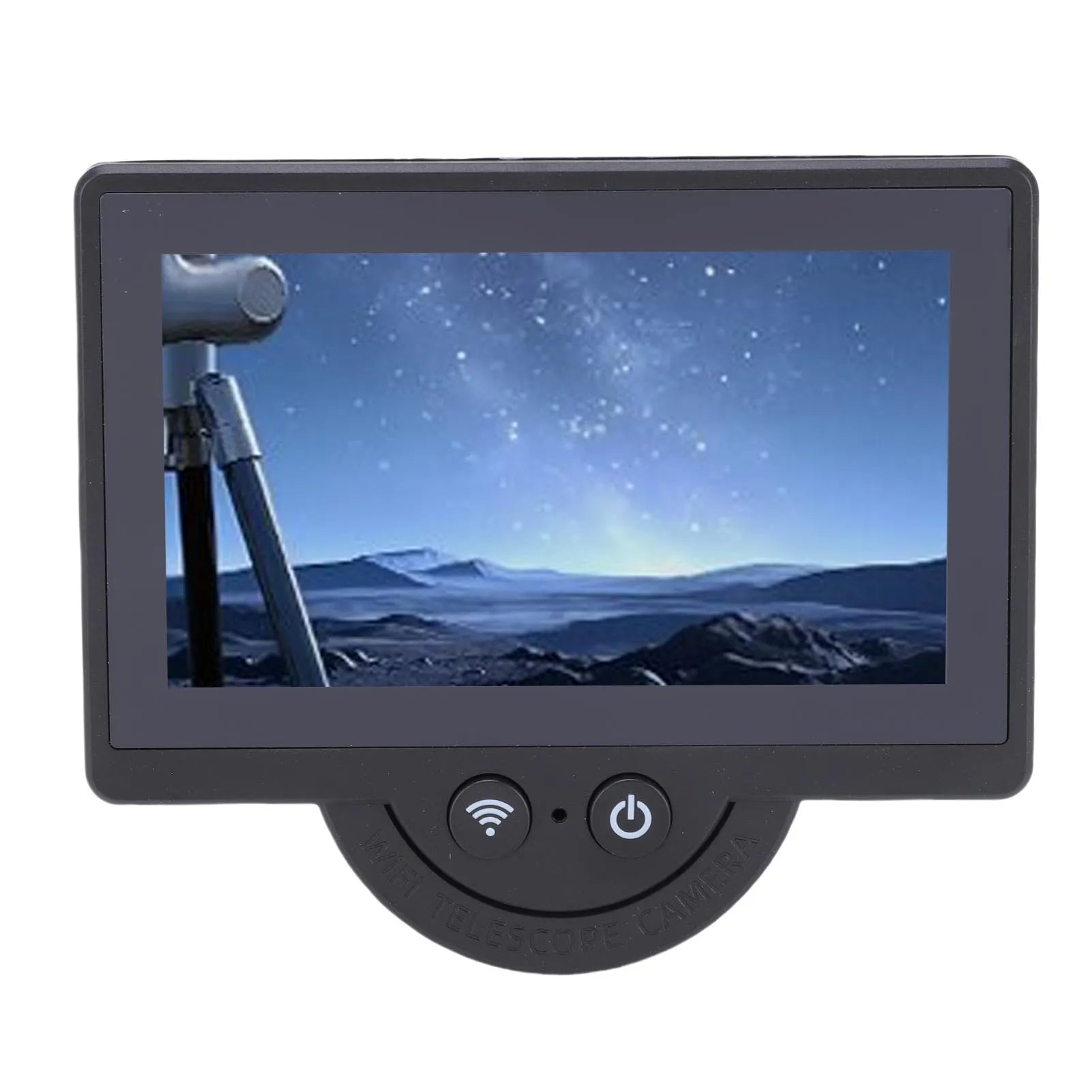 4.3 Inch Screen Digital Telescope Eyepiece Camera WiFi Electronic Eyepiece Camera Recording Via App for 26mm to 47mm Telescopes