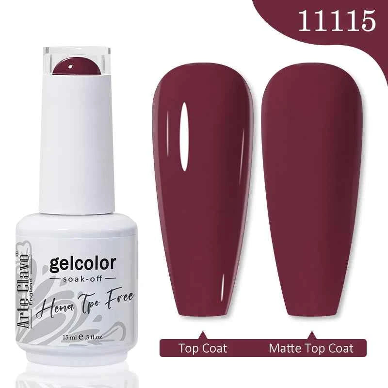 Arte Clavo TPO HEMA FREE Top Quality Discount Price 131 Colors Nail Gel Polish New Formula Nail Gel 15ml Bottle UV Gel Varnish