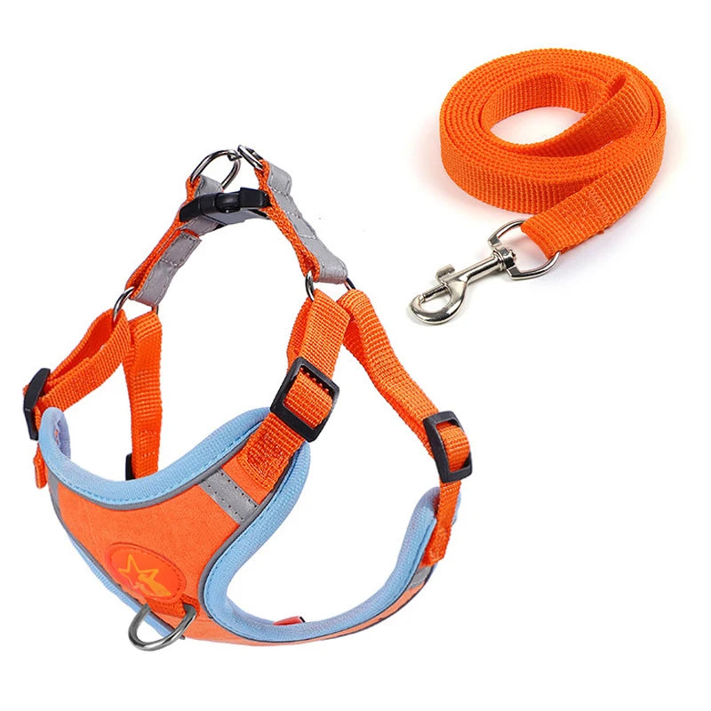 No-Pull Reflective Dog Harness with Soft Breathable Mesh