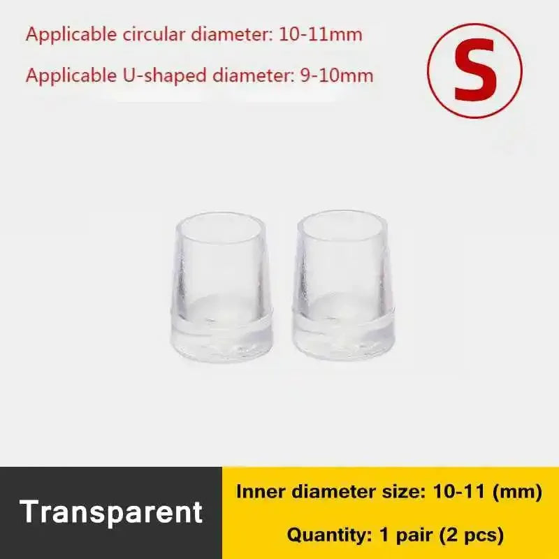 Thin Heel Protector Silicone Non-slip Wearable Heel Cover Round Woman High Heels Protective Cover TPU/PVC Material Soft Damping