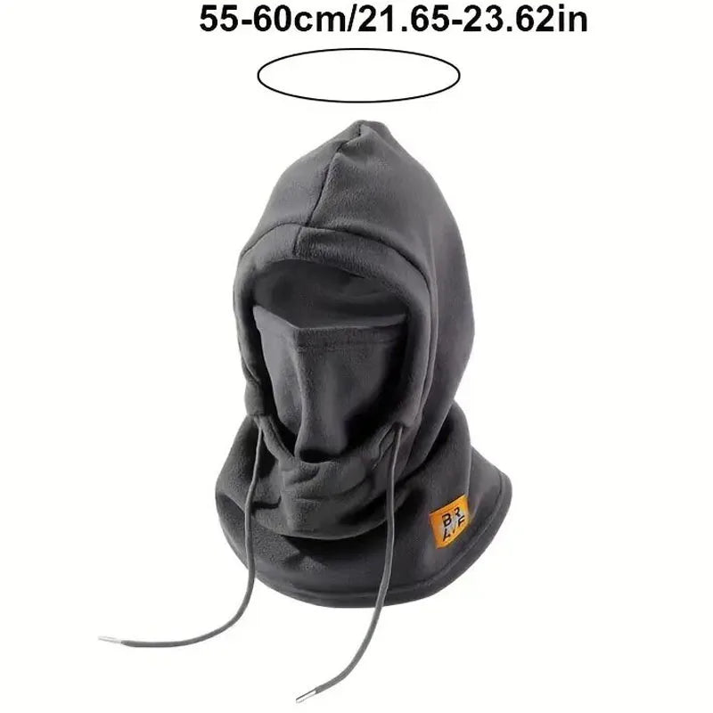 Fleece Winter Balaclava Hat With Neck Warmer Face Mask