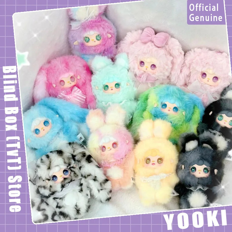Genuine Yooki Hopping Bunny Series Blind Box Cute Pendant Doll Collection Desktop Ornament Fashion Trend Gift Girl