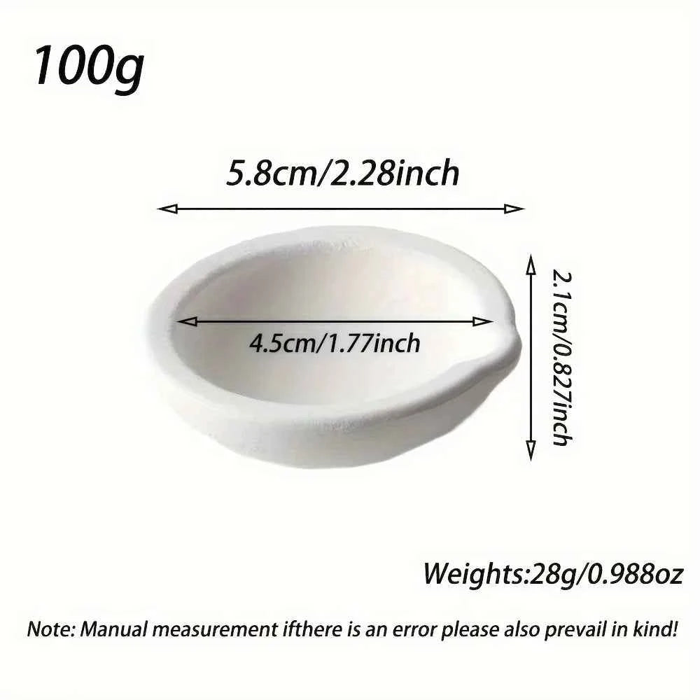 High-Temp Quartz Crucible Clip and Melting Bowl Set for Gold Silver Melting Jewelry Casting Metal Refining Furnace Tools