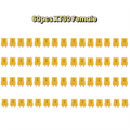 60pcs XT30 Male/Female Bullet Connector Pairs for RC Lipo Battery Motor 15A/30A 18AWG Yellow Plug for Quadcopter FPV Drone
