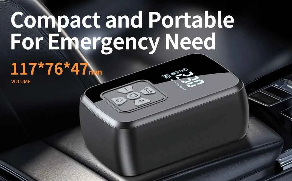 YIJU Rechargeable Tire Inflator Electric Portable Inflator For Car Motorcycle Bicycle Air Compressor Football Ball Inflator Pump