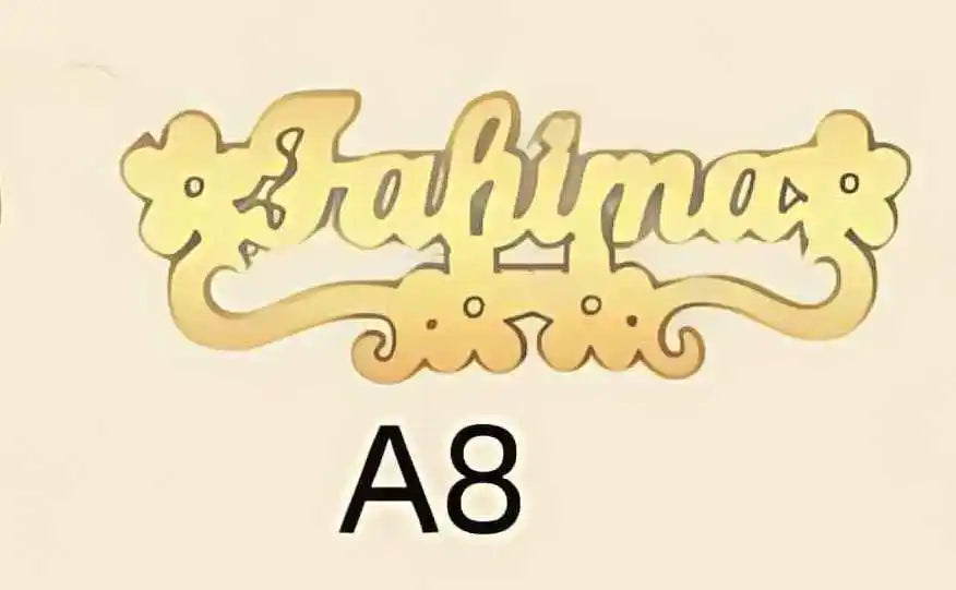 Jeshayuan Custom Bling Name Necklace Personalized Necklace Women Name Necklace Baby Name Necklace Nameplate Jewelry Gift