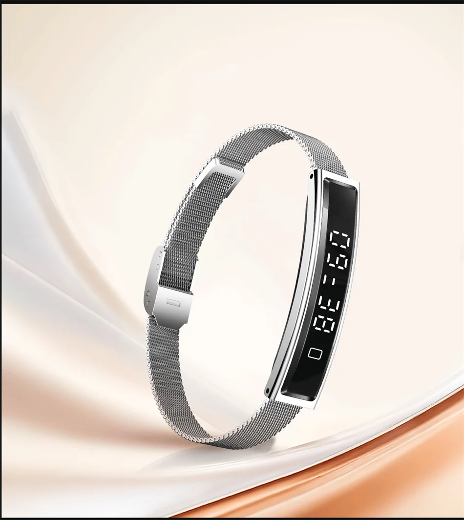 2026 New Fashion Women Smart Bracelet Sport Mode Fitness Tracker Heart Rate Health Monitoring IP68 Waterproof Smart Watch Men