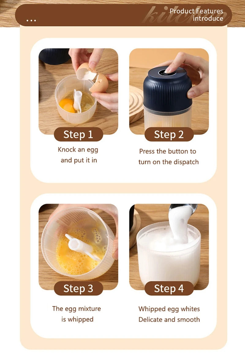 Mini Electric Garlic Masher Crusher Wireless USB Rechargeable Vegetable Chopper Garlic Crusher Food Chopper Kitchen Gadgets New