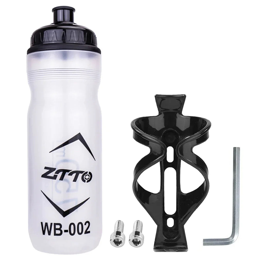 MTB Bicycle Water Bottle Portable Kettle Drink Accessory Cycling Hiking Mountain PP Water Bottle for Outdoor Sport