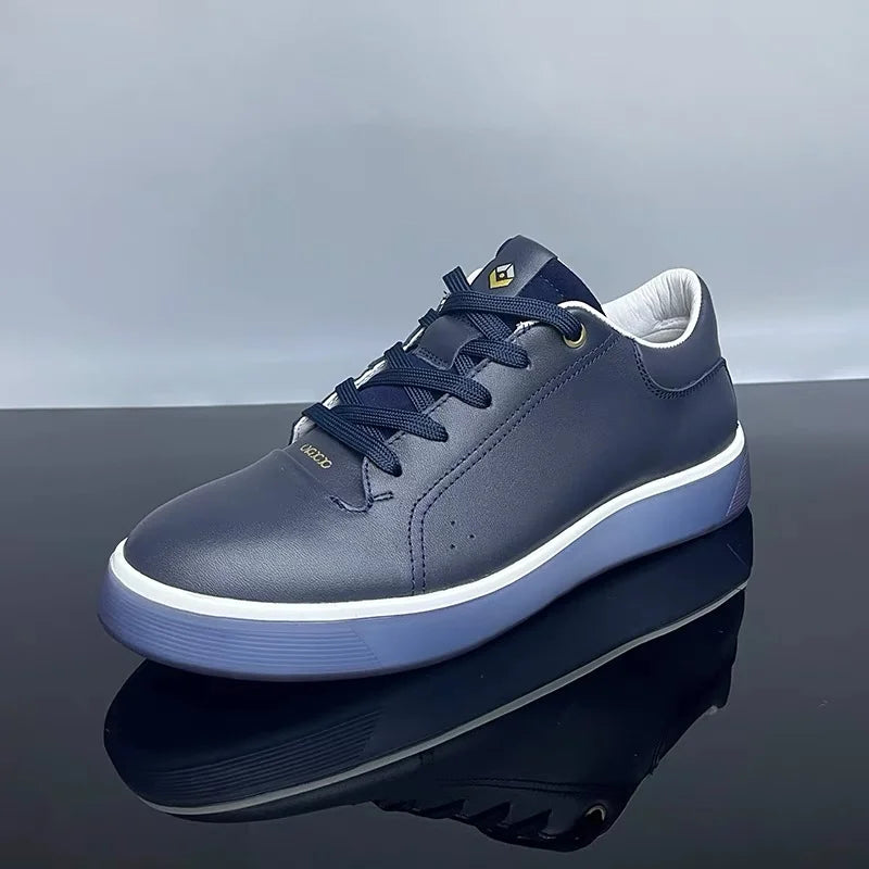 Skateboard Mens Shoes Genuine Leather Sneakers Casual Fashion Outdoor Running Sports Hiking Designer Luxury Mens Shoes
