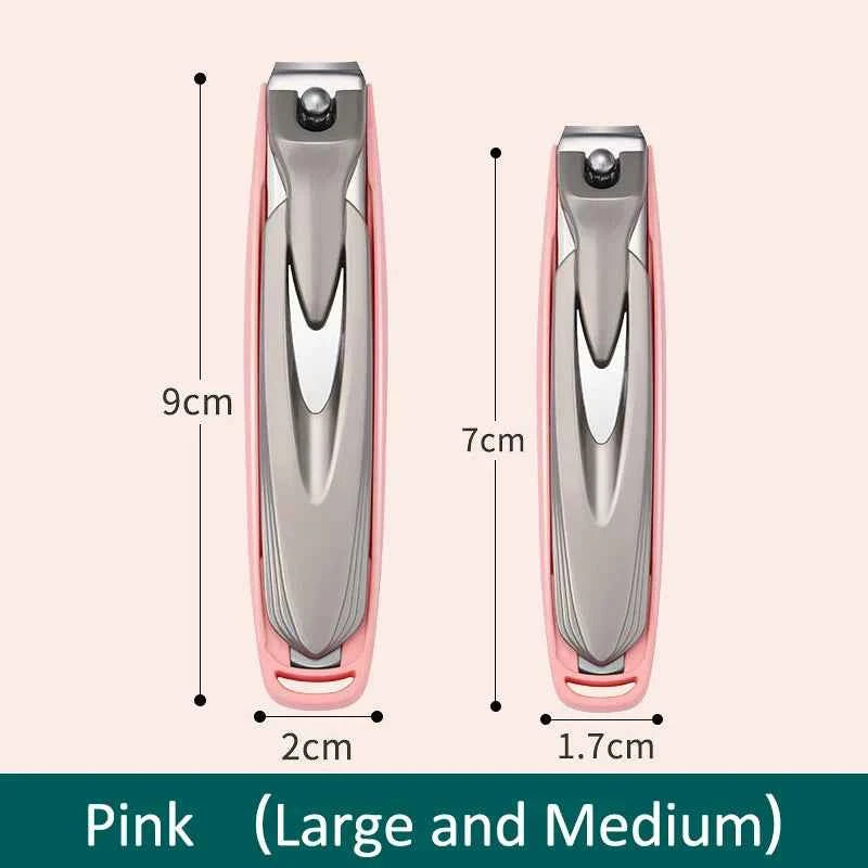 Colorful Nail Clippers Anti-Splash Nail Cutter Detachable Design Fingernail Clippers Stainless Steel Manicure Nail Tool