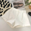 Women Shorts All-match Fashion New Arrival Solid Summer Casual Slim High Waist Korean Style Young Comfortable Daily Shopper Fit