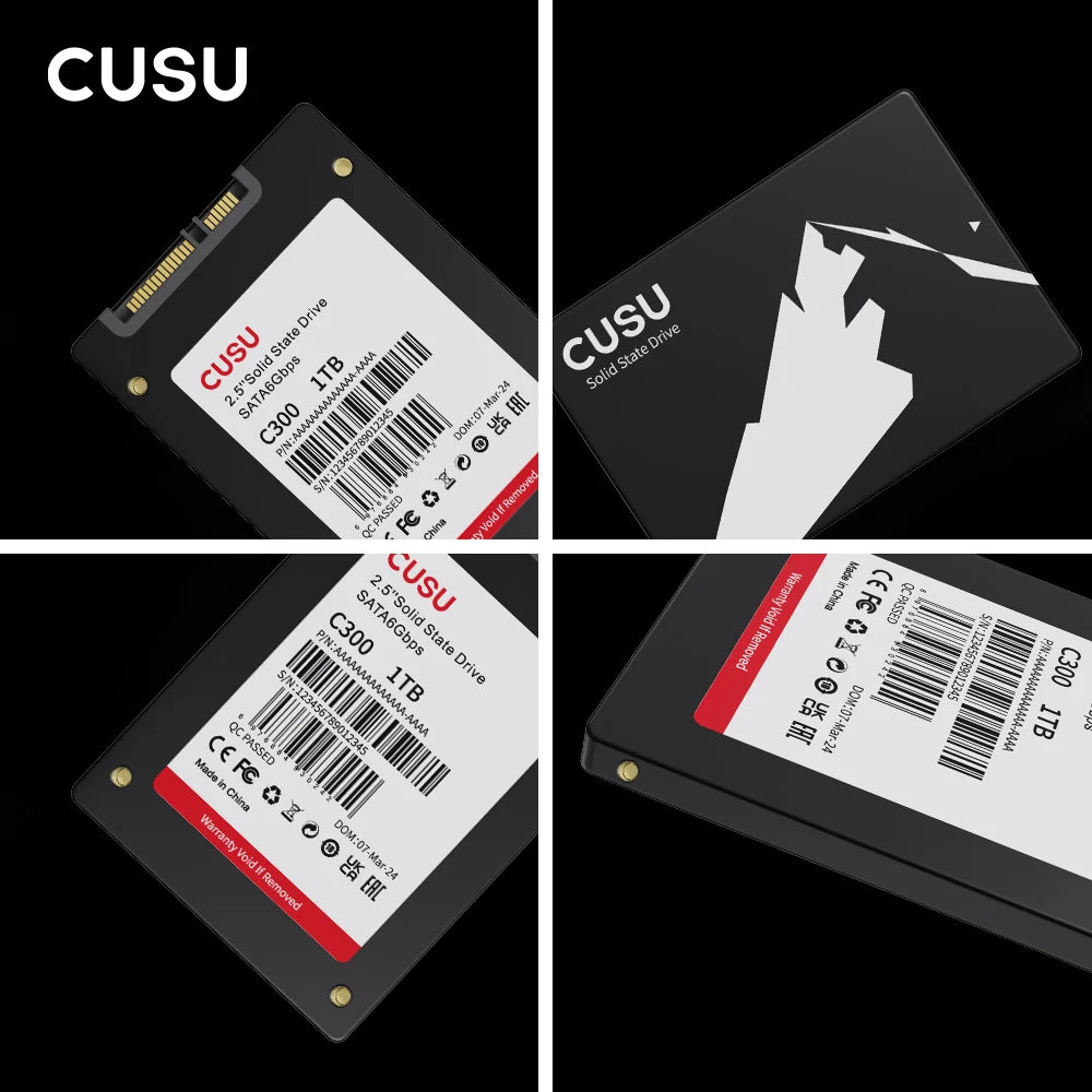 CUSU SSD 512gb 1tb 2tb Hard Drive SSD SATA 120gb 240gb 480gb 128gb 256gb 960gb 1920gb Internal Solid State Disk for Computer PC