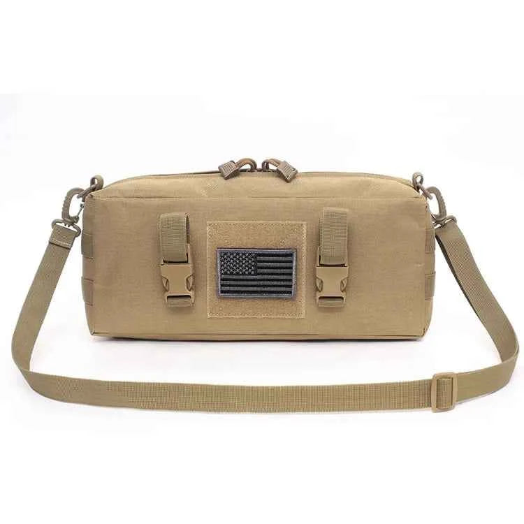 Molle Pouch EDC Nylon Waterproof Hunting Bag Outdoor Sport Waist Pack Travel Camping Cross-body Shoulder Bags