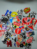 100pcs High-quality Trendy Waterproof Stickers for Skateboards Cars and Computers