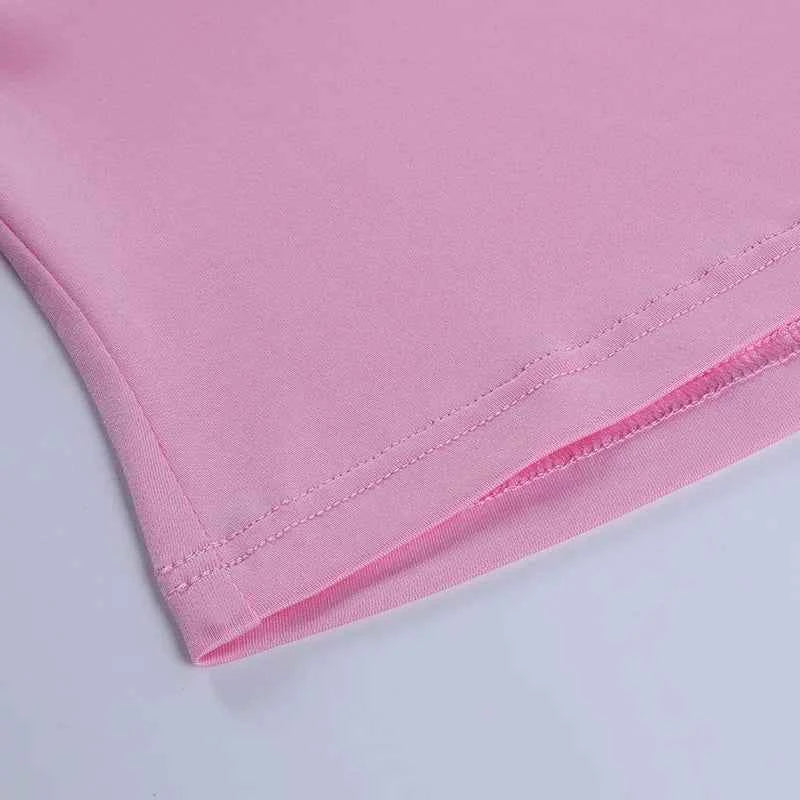 Summer Halter Camisole Tank Top Women V-Neck Sexy Tanks Camis Skinny Backless Pink Corset Tee Shirt Femme Tops WomanT-shirt