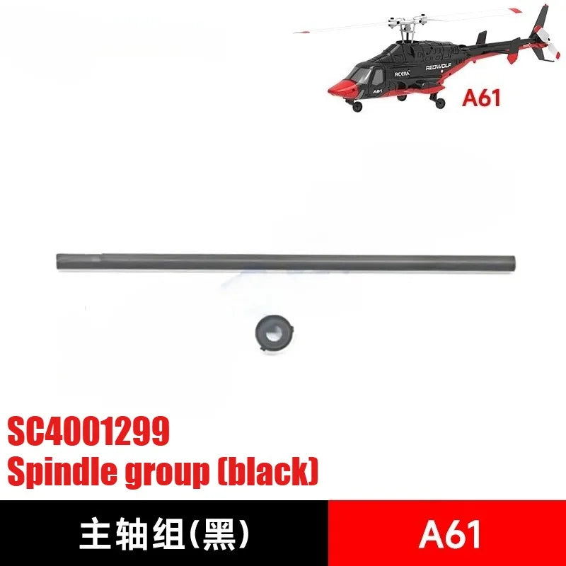 RC ERA A61 RC Helicopter Simulation Original Spare Parts Complete Set Chassis Main Frame Remote Control Blade Receiver Motor