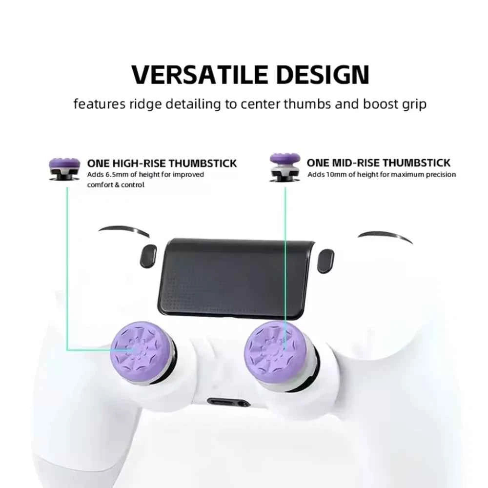 Silicone cap High-Rise Freeks Stick for P4 PS5 Joystick Compatible with 8BitDo Ultimate Controller Performance Thumb Grips Stick