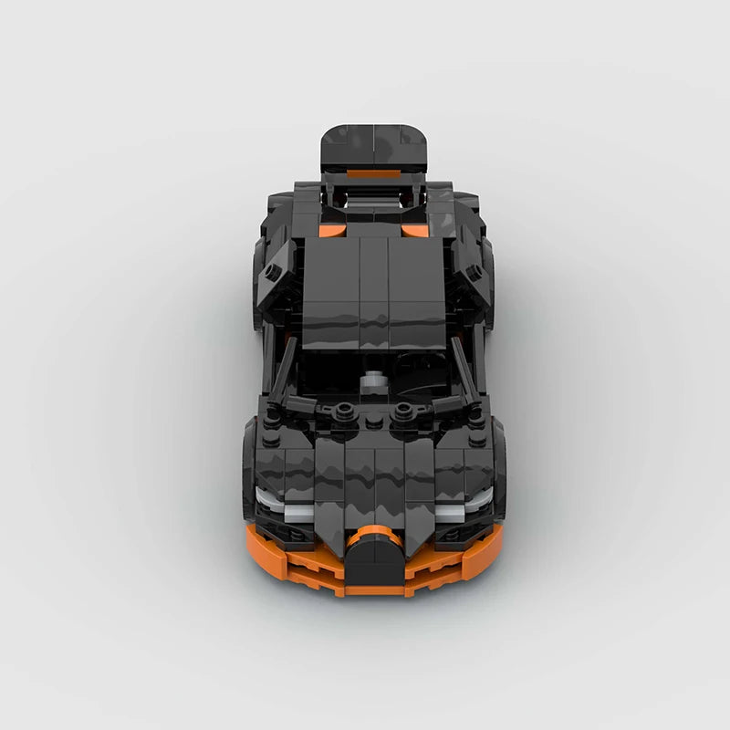 MOC Car Speed RX7 AE86 Chiron R8 Creative Racing Vehicle Model Building Block Super Race brick City Rally Sport Toy Technical