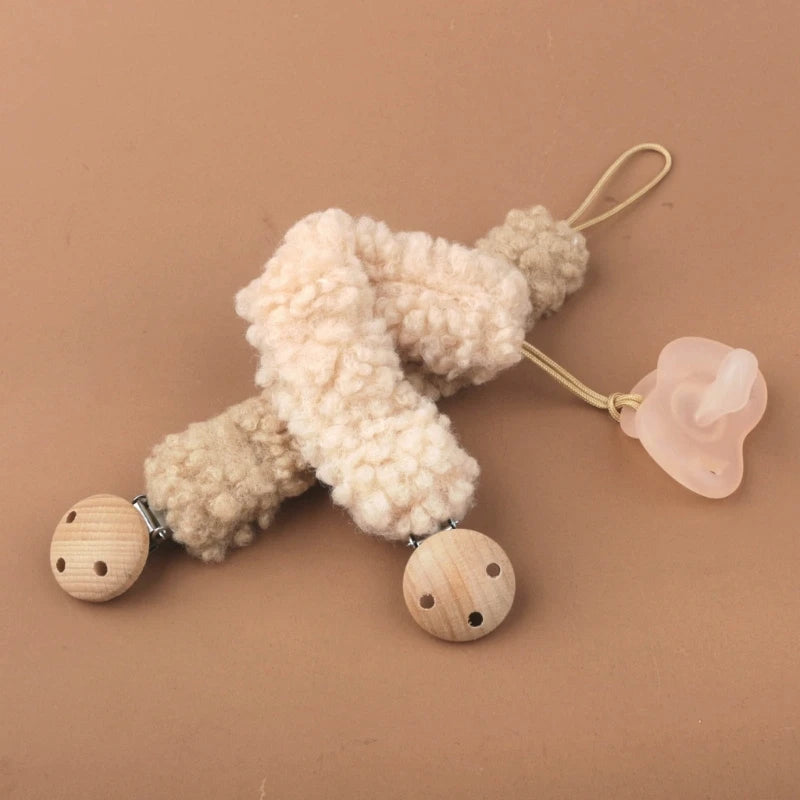 Baby Pacifier Clip Chain Comfortable Dummy Soother Holder Strap Newborn Chewable Pendant Accessory Ornament Decor