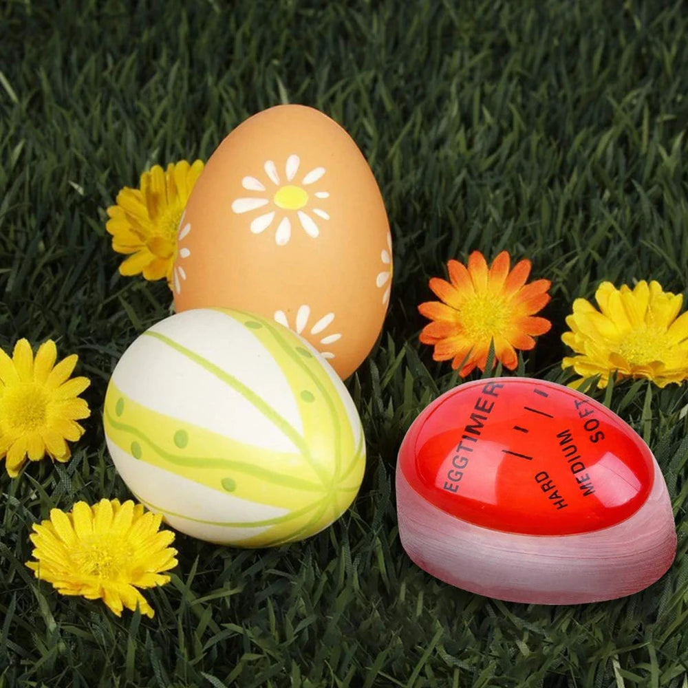Egg Timer Color Changing Indicator Soft Medium and Hard Boiled Eggs Heat Sensitive Safe Durable Kitchen Aid Gift Home Use