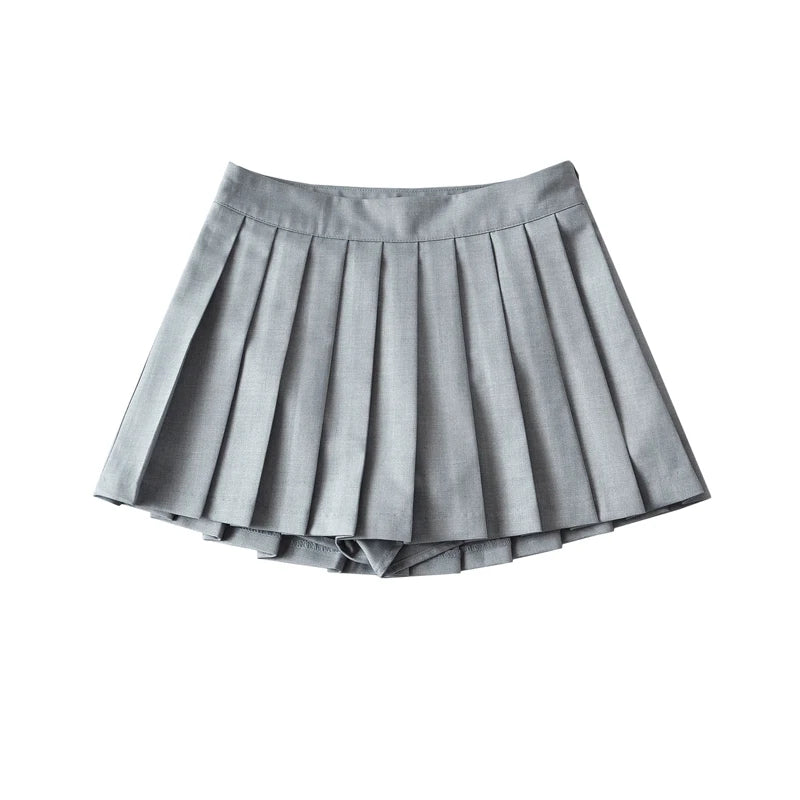Summer Mini Skirts For Women Harajuku High Waist Skirts Womens Korean Fashion Sexy Skirts Vintage Pleated Skirt Tennis Pink Blue