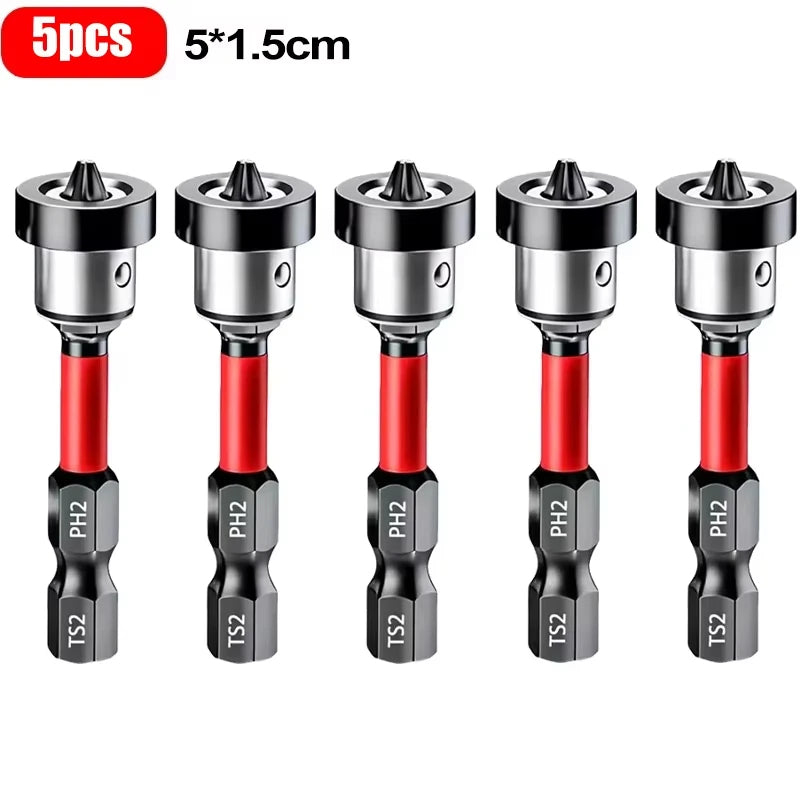 Magnetic Positioning Screwdriver Bits S2 Drywall Screw for Plasterboard Gypsum Board Locating Bit Batch Head Drilling Tools