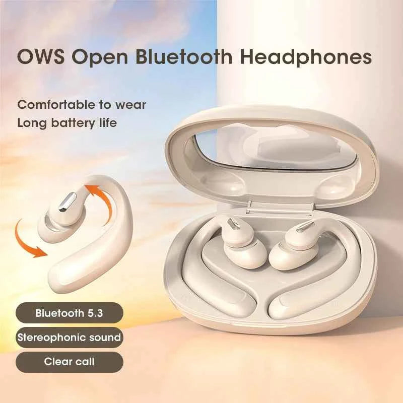 Wireless Bluetooth TWS Earbuds with Ear hook & Mic
