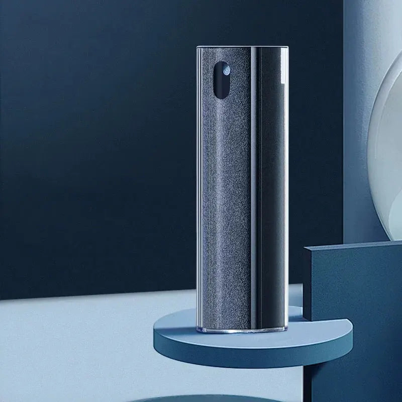 GRAY Color 2-in-1 Screen Cleaning Spray With Wipe for Devices