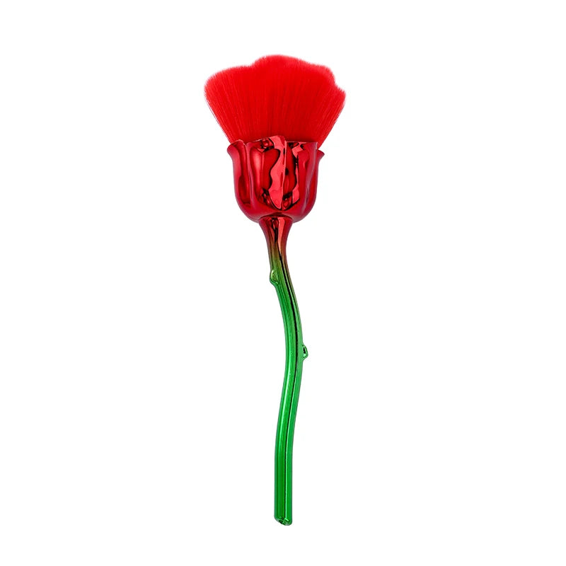 Flower Rose Nail Art Brush Remove Nail Dust Brushes Acrylic UV Gel Polish Powder Cleaning Tool Beauty Makeup Brushes