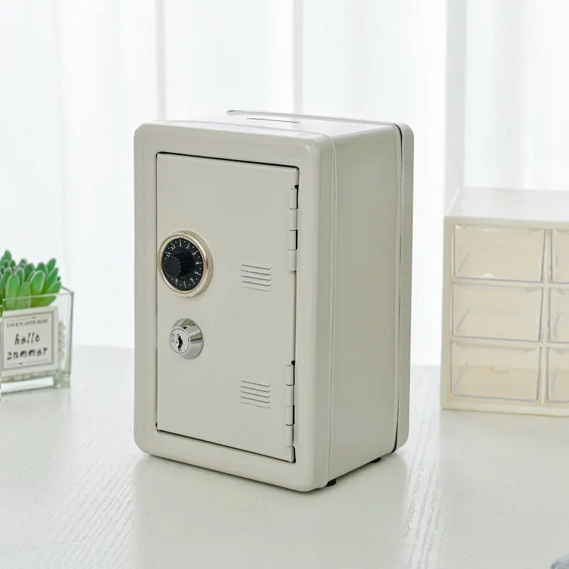 Kids Money Bank with Lock, Mini Metal Safe Box for Cash & Savings, Educational Gift Idea, Wholesale PriceMetal Cash Keeper