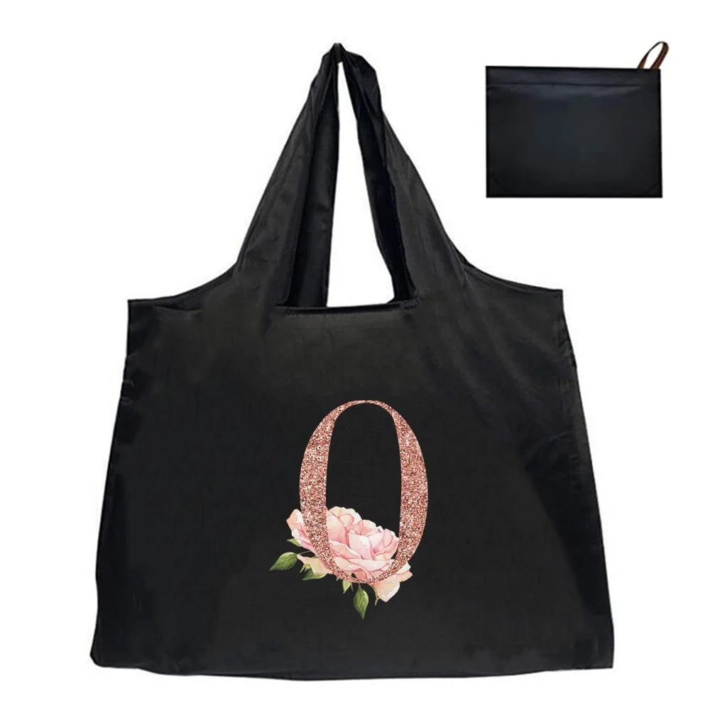 Shopping Bag Tote Bag Foldle Grocery Organizer Reusable Handbags Shoulder Bags Convenient Large-Capacity Large Tote For Fashion