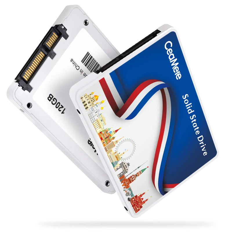 CeaMere Sata Ssd 5-20PCS 120GB 2.5 2.5 Solid State Drive 128GB 256GB 480GB Used for notebook computers and desktop computers