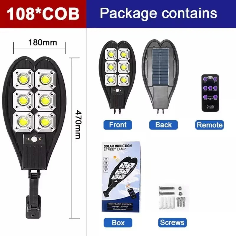 100 LED Solar Powered Outdoor Decorative Wall Light with Motion Sensor and Ip65 Waterproof for Garden Railings and Gazebos