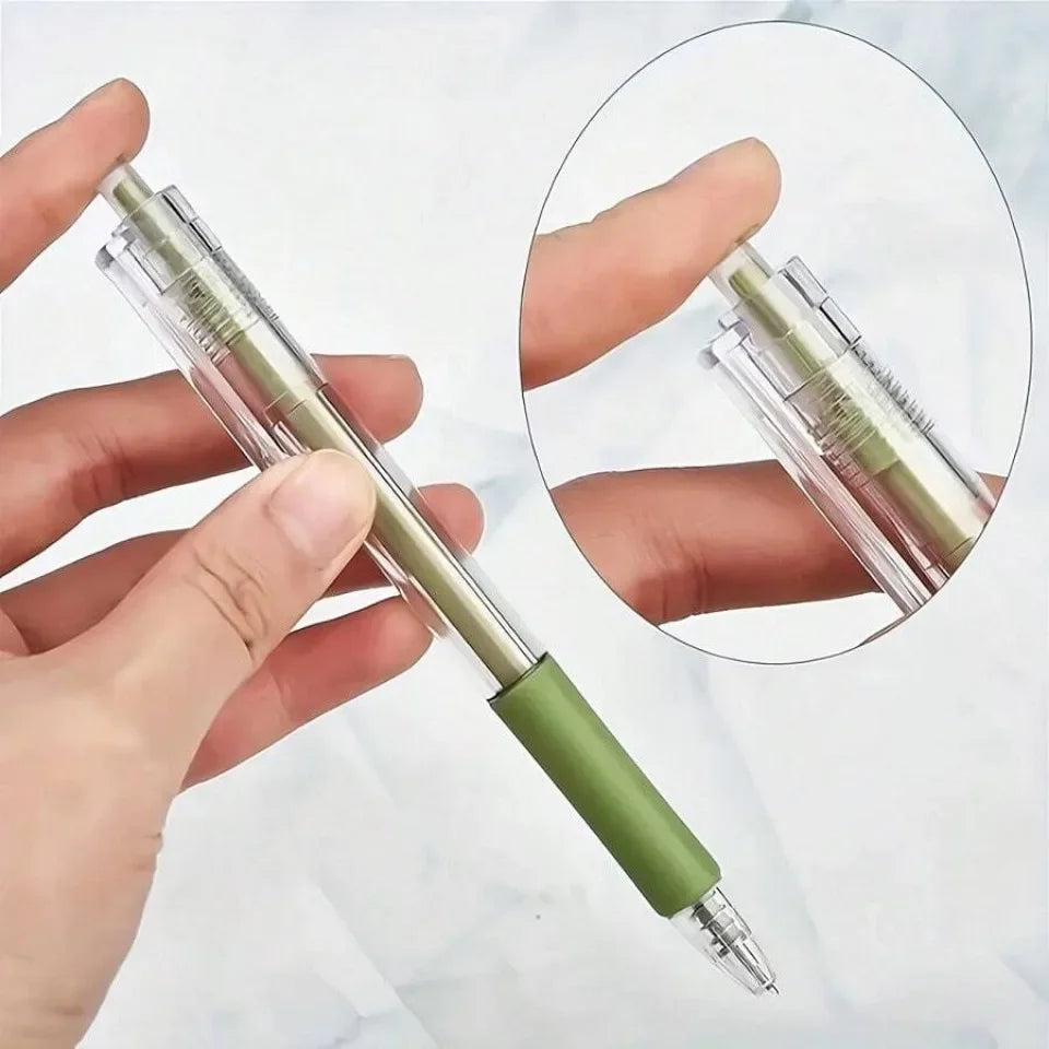 6/1pcs Wrapping Cutting Utility Pen Knife Retractable Press Hand Account Pen Knife Creative Art Paper Cutting Tool for Student