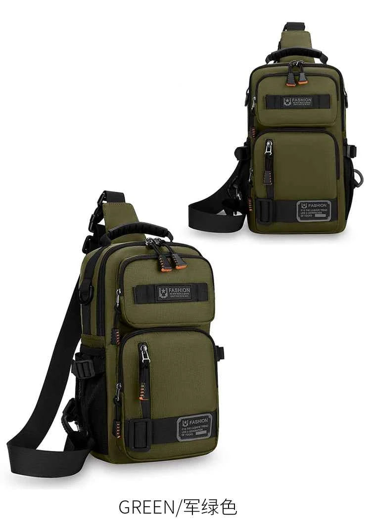 Fashion Men's Waist Packs Chest Bag High Quality Oxford Crossbody Bags For Men Fashion Casual Men Bag Handbag Male Chest Pack