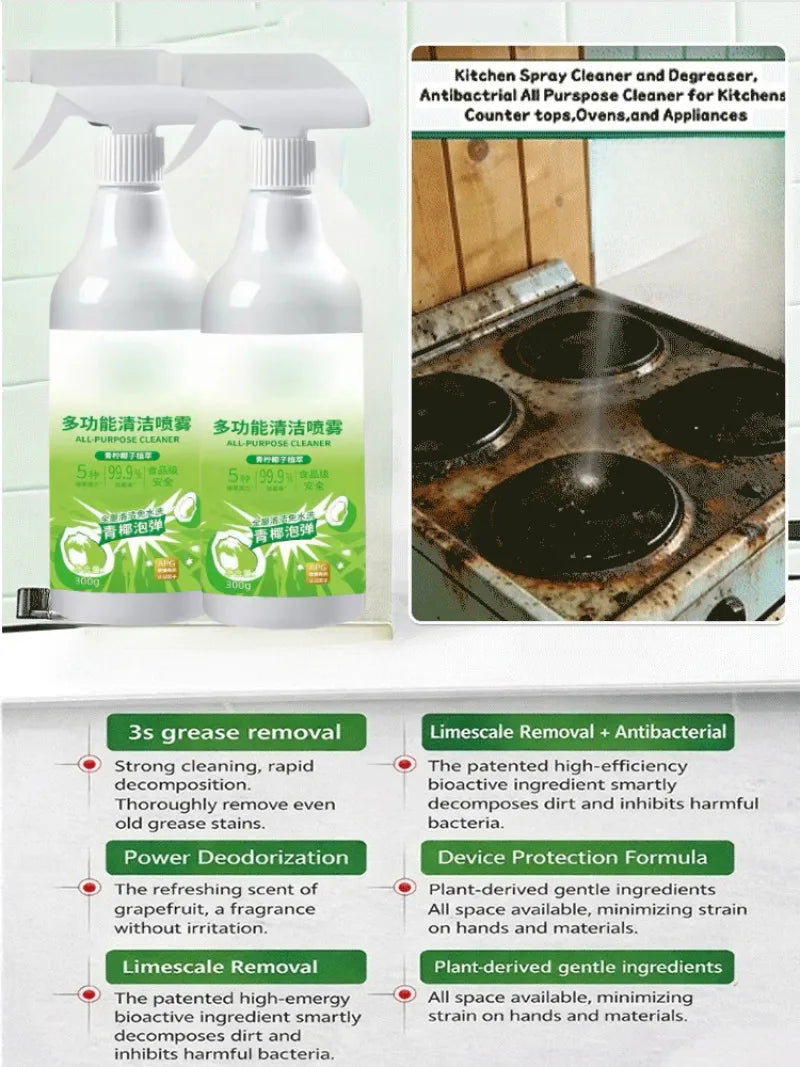 Multi-Purpose Household Cleaner Spray – Stain Remover