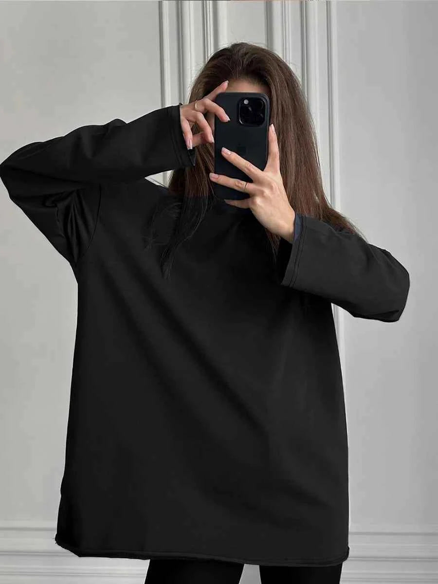 Hirsionsan Basic O-neck 100% Cotton T Shirt Women Loose Oversized Pullover Chic Cusual Tees Female Tops Girl Clothing 11 Colors
