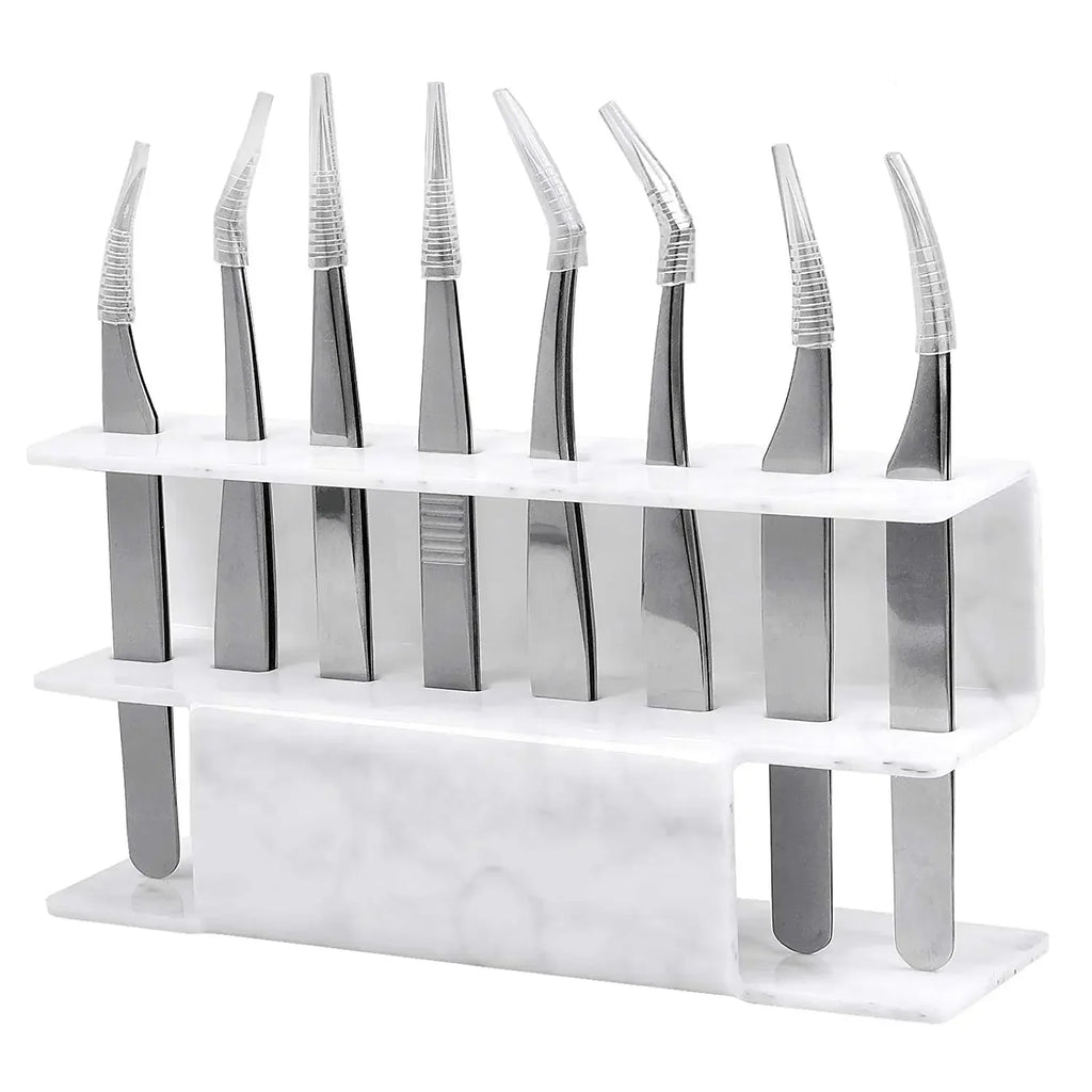 1PC Eyelash Tweezers Storage Rack Tweezer Organizer  Stand Eyelash Extension Holder Tools Makeup Beauty Shelf 6/8 Holes