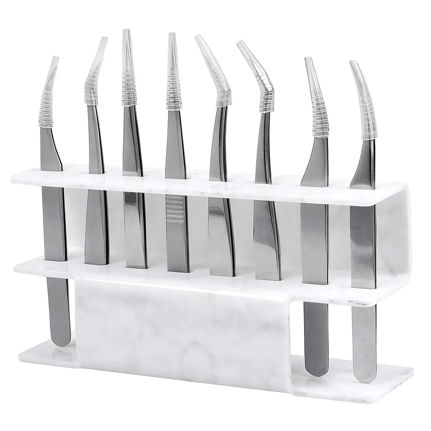 1PC Eyelash Tweezers Storage Rack Tweezer Organizer  Stand Eyelash Extension Holder Tools Makeup Beauty Shelf 6/8 Holes