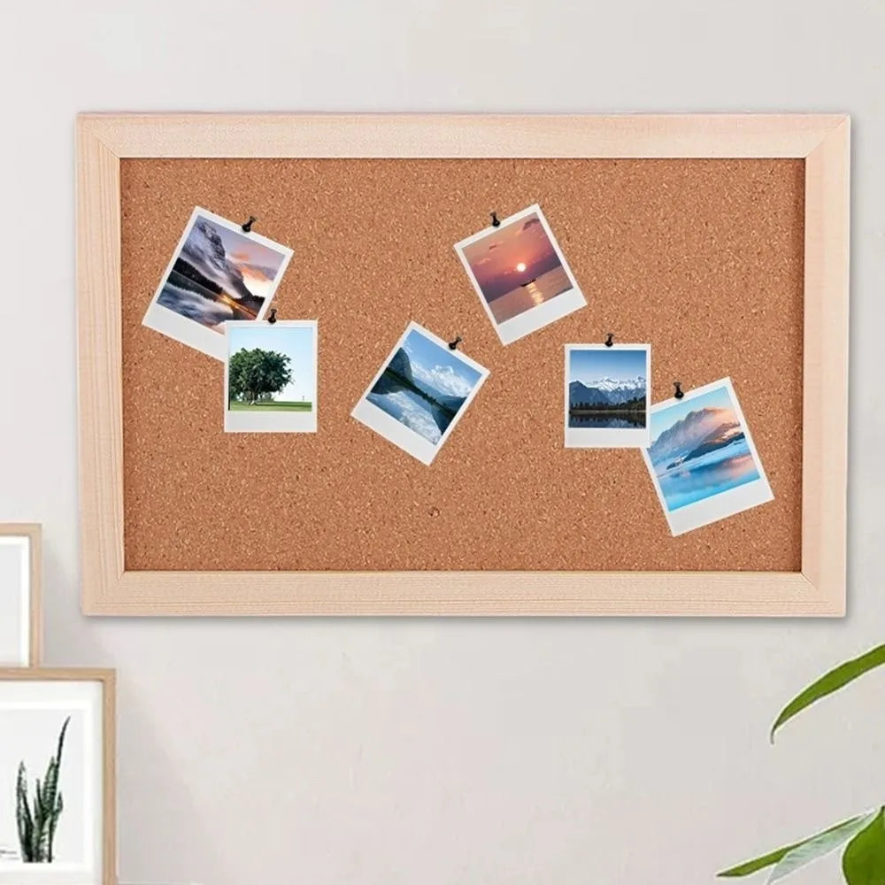 Home Decor DIY Cork Display Panel Soft Wood Cork Board Decorative Hanging Photo Background